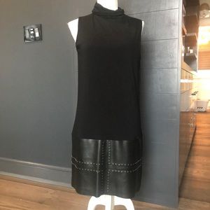 Bailey 44 sz Lg Black studded w/  faux leather